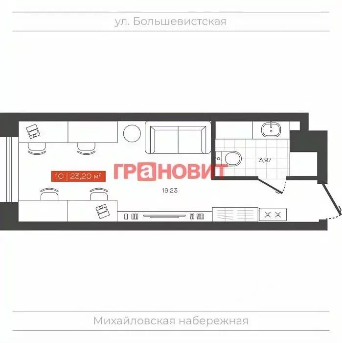 Студия Новосибирская область, Новосибирск Большевистская ул., 14 ... - Фото 1