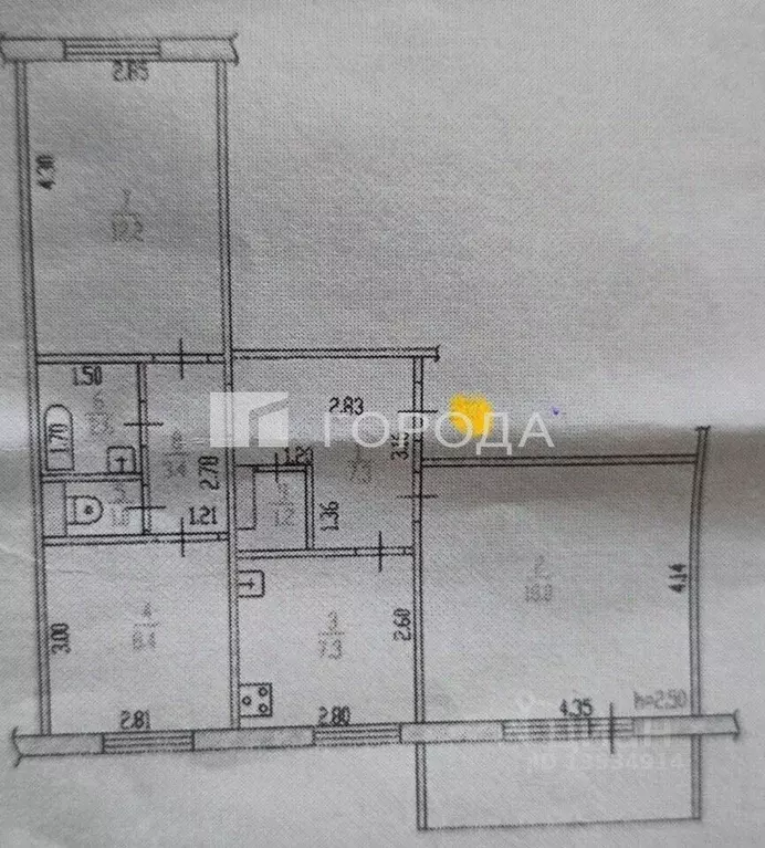 3-к кв. Алтайский край, Барнаул ул. Попова, 118/24 (75.0 м) - Фото 1