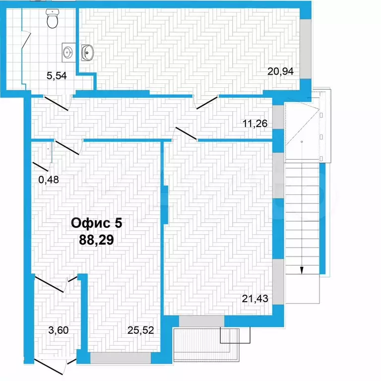 Продам помещение свободного назначения, 87.52 м - Фото 0