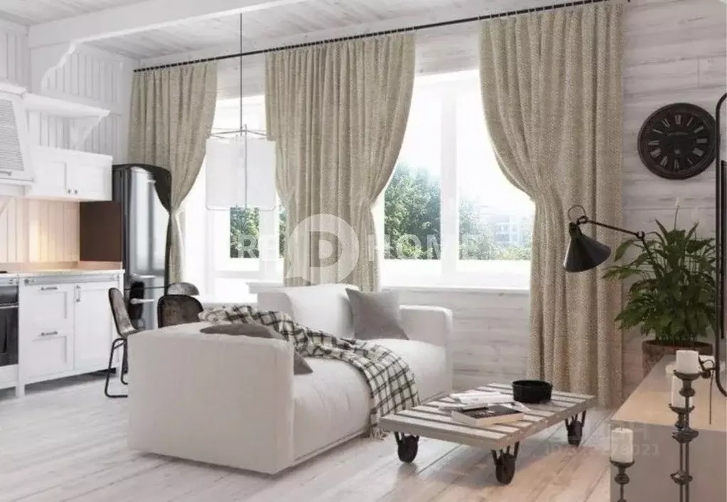 Студия Пермский край, Пермь Рионская ул., 4А (26.8 м) - Фото 1