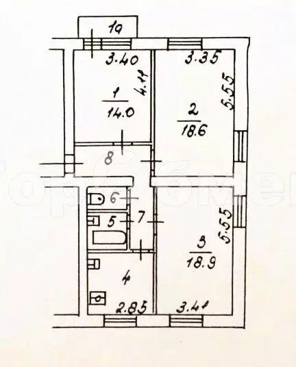 Комната, 19 м - Фото 1
