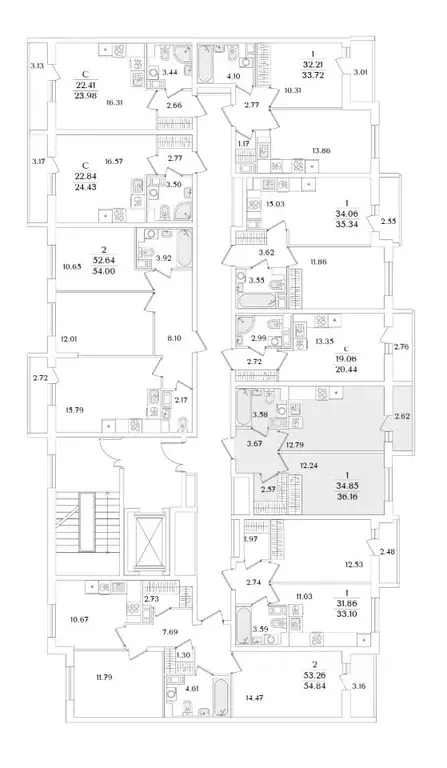 1-к кв. Санкт-Петербург ул. Тамбасова, 5Н (36.16 м) - Фото 1