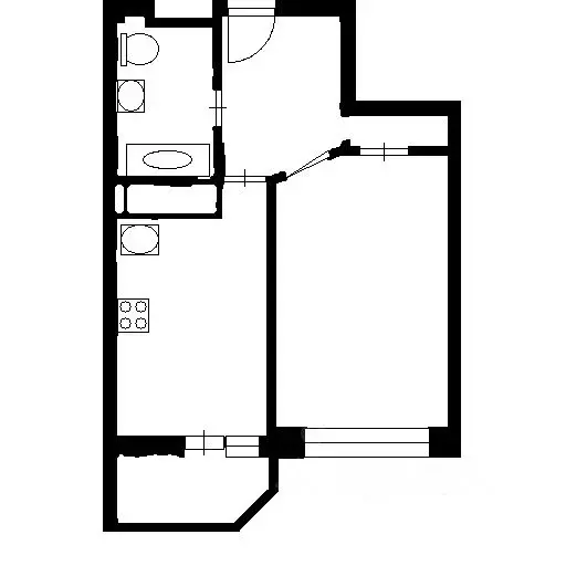 1-к кв. Воронежская область, Воронеж ул. Суворова, 122А (41.0 м) - Фото 2