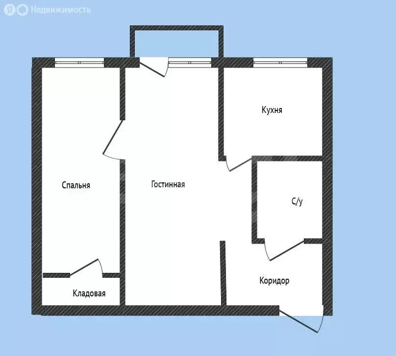2-комнатная квартира: Салават, бульвар Космонавтов, 31 (46.8 м) - Фото 1
