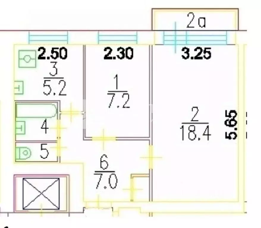 2-к кв. Москва ул. Сергея Эйзенштейна, 2 (41.3 м) - Фото 2