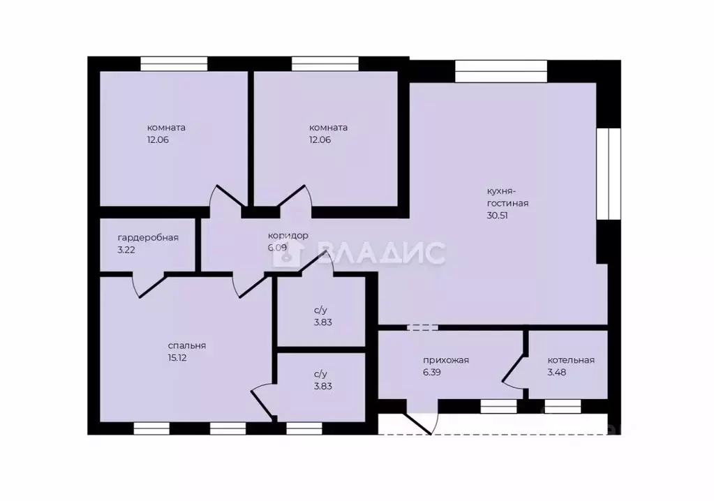 Дом в Ленинградская область, Всеволожский район, Агалатовское с/пос, ... - Фото 2