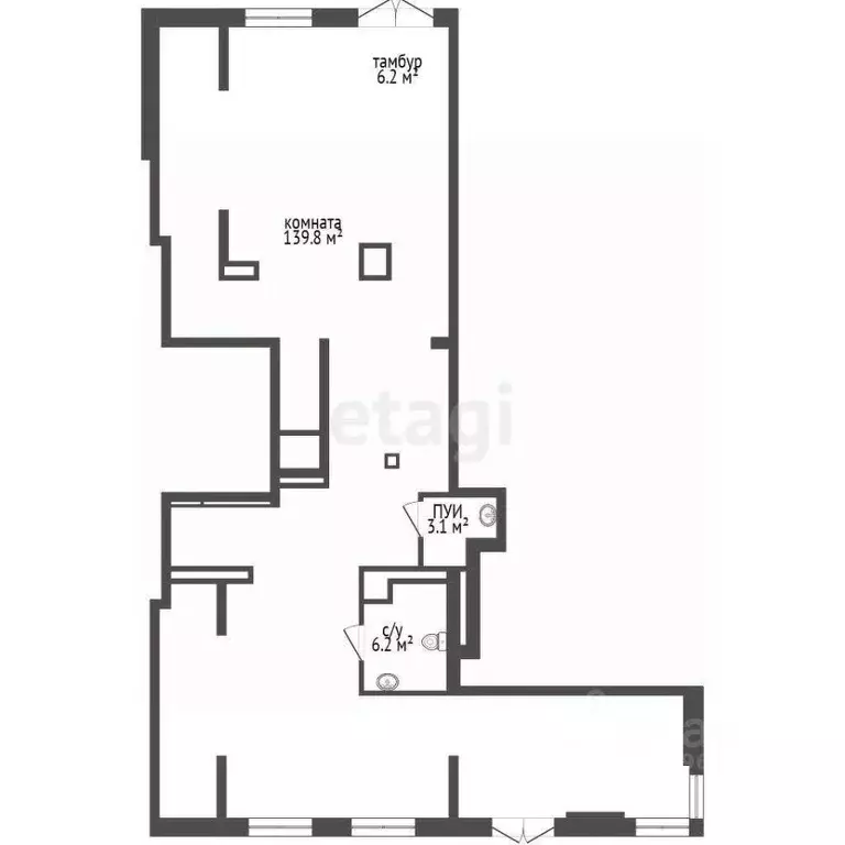 Помещение свободного назначения в Москва 2-й Нагатинский проезд, 6к1 ... - Фото 2