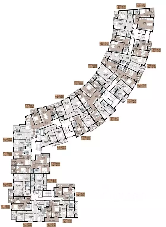 1-к кв. Калининградская область, Гурьевск  (42.48 м) - Фото 2