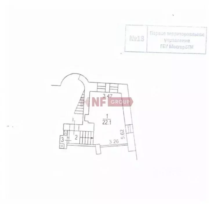 Торговая площадь в Москва ул. Пречистенка, 27 (186 м) - Фото 2