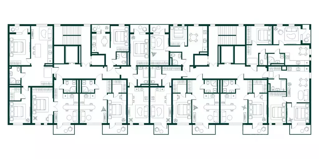 2-к кв. Дагестан, Дербент Новая История жилой комплекс (48.46 м) - Фото 2