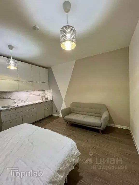 Студия Санкт-Петербург Комендантский просп., 64к1 (25.0 м) - Фото 1