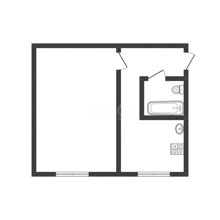 1-комнатная квартира: Бийск, улица Александра Радищева, 26 (31.1 м) - Фото 0