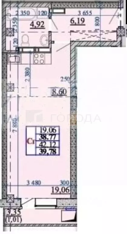 1-к кв. Новосибирская область, Новосибирск ул. Дуси Ковальчук, 238 ... - Фото 1