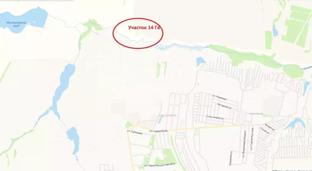 Участок в Пензенская область, Бессоновский район, с. Ухтинка  (100.0 ... - Фото 1