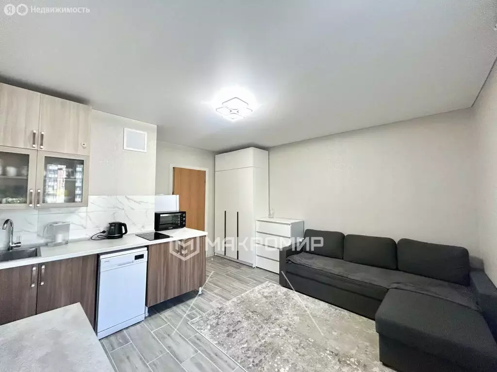 Квартира-студия: посёлок Парголово, улица Валерия Гаврилина, 15 (22 м) - Фото 1