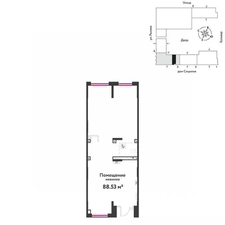 Торговая площадь в Тюменская область, Тюмень ДОК мкр, ул. Ярославская, ... - Фото 1