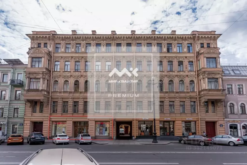 Помещение свободного назначения в Санкт-Петербург Невский просп., 119 ... - Фото 1