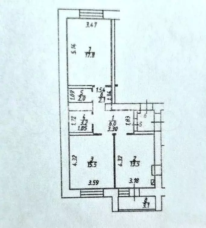 2-к. квартира, 58 м, 2/9 эт. - Фото 0