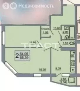 2-комнатная квартира: Воронеж, улица Историка Костомарова, 42А (54 м) - Фото 1