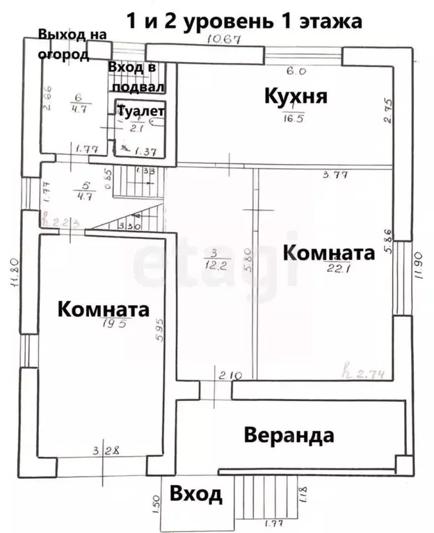 Дом в Сахалинская область, Южно-Сахалинск Аграрная ул. (192 м) - Фото 2
