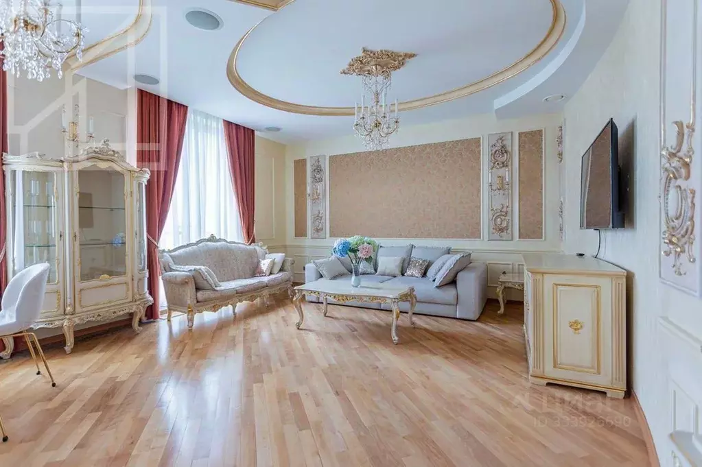 3-к кв. Москва ул. Остоженка, 27К2 (124.0 м) - Фото 1