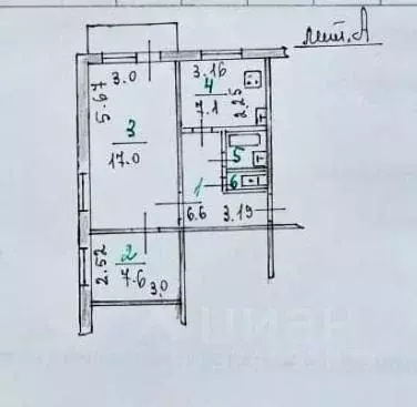 2-к кв. Орловская область, Орловский муниципальный округ, Знаменка пгт ... - Фото 1
