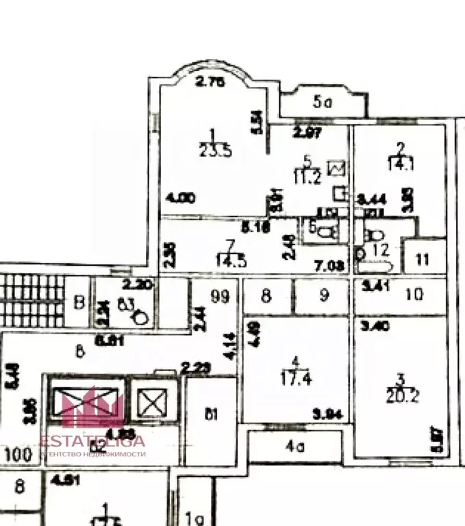 4-к кв. Москва ул. Островитянова, 5 (120.0 м) - Фото 2