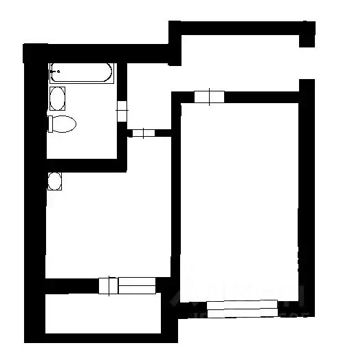 1-к кв. Санкт-Петербург ул. Чарушинская, 8 (38.0 м) - Фото 2