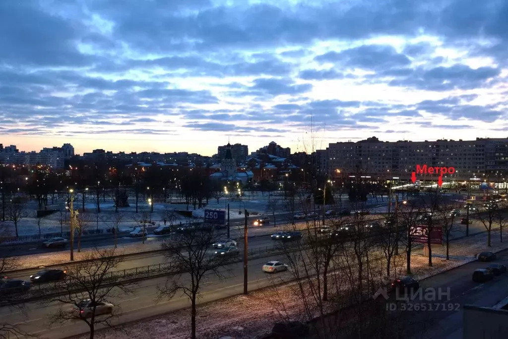 1-к кв. Санкт-Петербург просп. Славы, 40К1 (37.3 м) - Фото 2