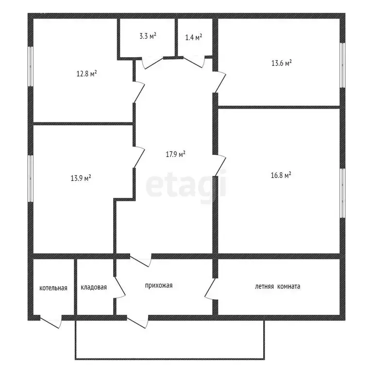 Дом в село Миндерла, Спортивная улица (77 м) - Фото 1