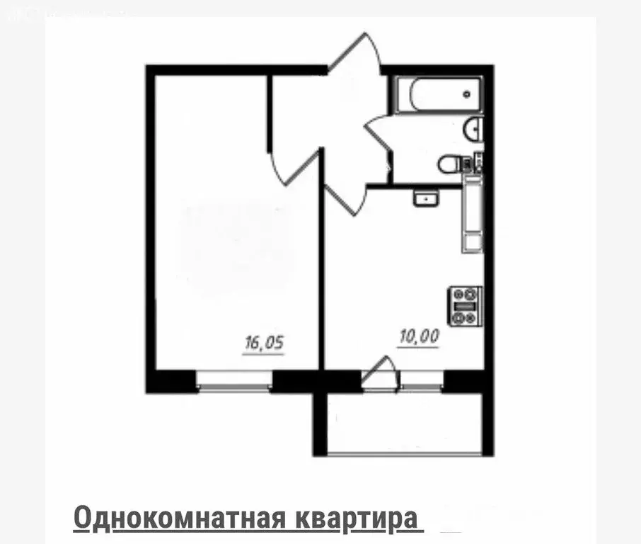 1-комнатная квартира: Всеволожск, Севастопольская улица, 1 (34 м) - Фото 0
