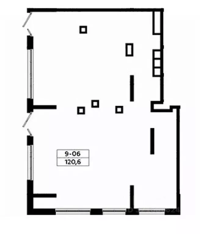 Помещение свободного назначения в Москва Бунинские Кварталы жилой ... - Фото 1