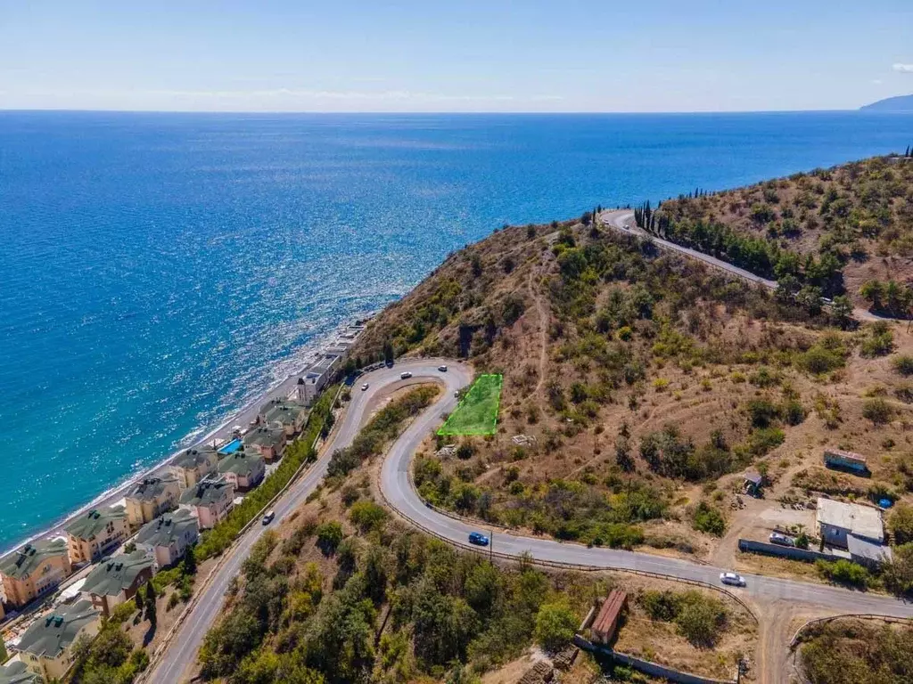 Участок в Крым, Алушта муниципальный округ, с. Рыбачье ул. Прибрежная ... - Фото 1