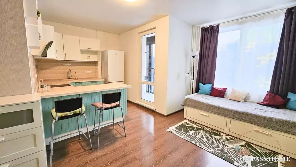 Студия Санкт-Петербург ул. Среднерогатская, 16к6 (26.5 м) - Фото 2