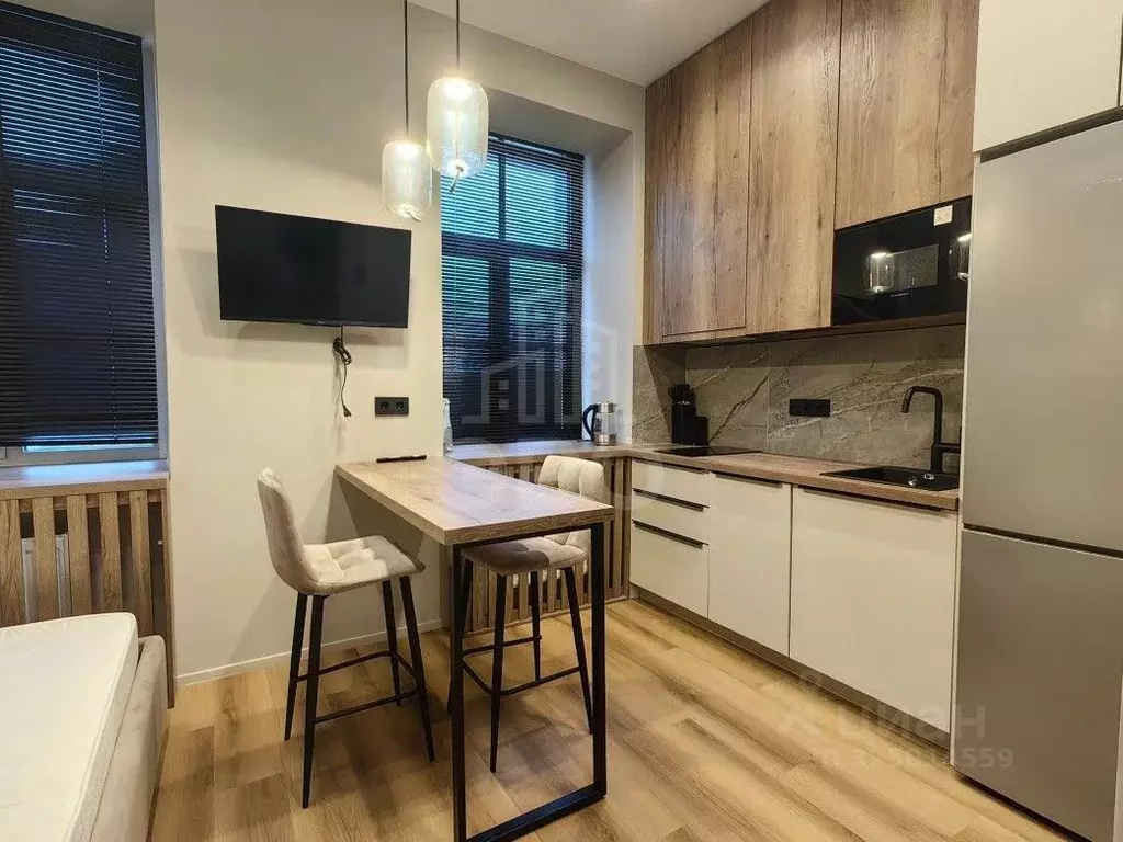 Студия Санкт-Петербург ул. Печатника Григорьева, 14 (19.0 м) - Фото 1