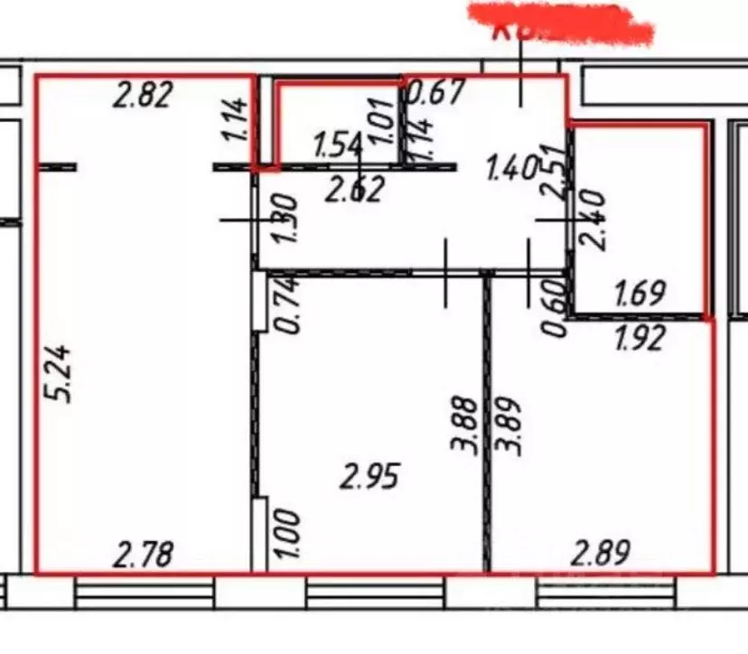 2-к кв. Москва Цимлянская ул., 3к2 (52.5 м) - Фото 2
