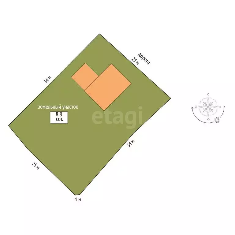 Дом в Нерехта, Строительный переулок (66.6 м) - Фото 2