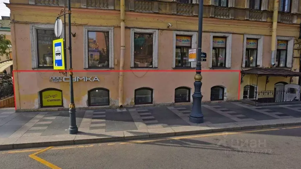 Помещение свободного назначения в Санкт-Петербург ул. Марата, 23 (116 ... - Фото 2