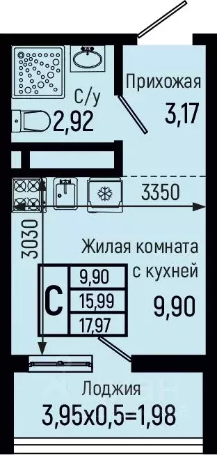 Студия Краснодарский край, Туапсинский муниципальный округ, с. Небуг ... - Фото 0