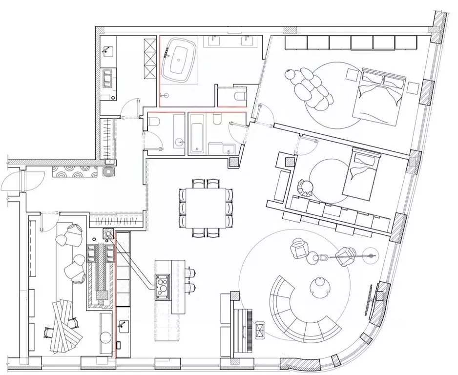 4-к кв. Санкт-Петербург Парадная ул., 3к2 (205.0 м) - Фото 2