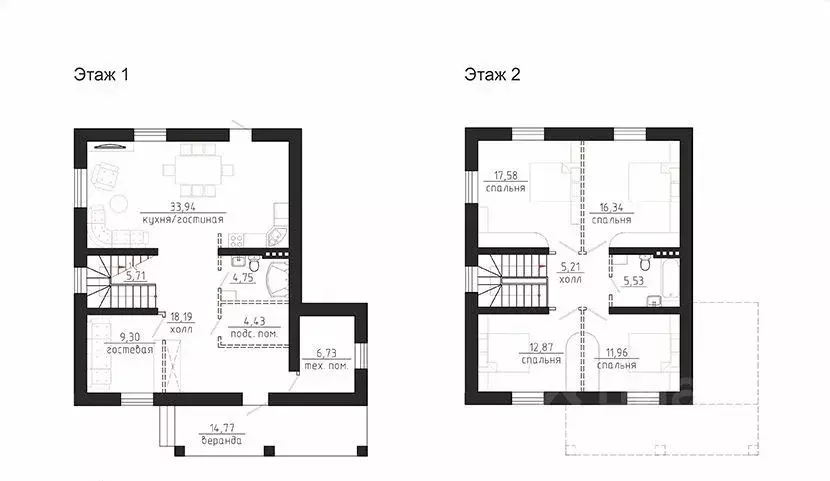Коттедж в Московская область, Дмитровский муниципальный округ, ... - Фото 2