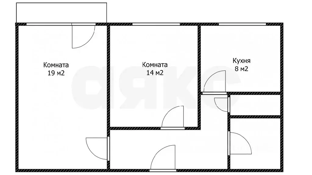 2-к кв. Адыгея, Майкоп ул. 12 Марта (52.0 м) - Фото 1