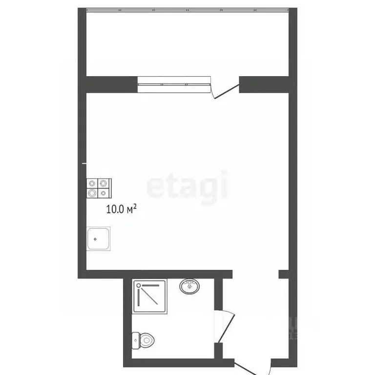 Студия Тюменская область, Тюмень Олимпийская ул., 20 (12.5 м) - Фото 2