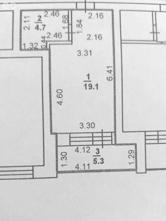Квартира-студия: Стерлитамак, проспект Октября, 54 (23.8 м) - Фото 2