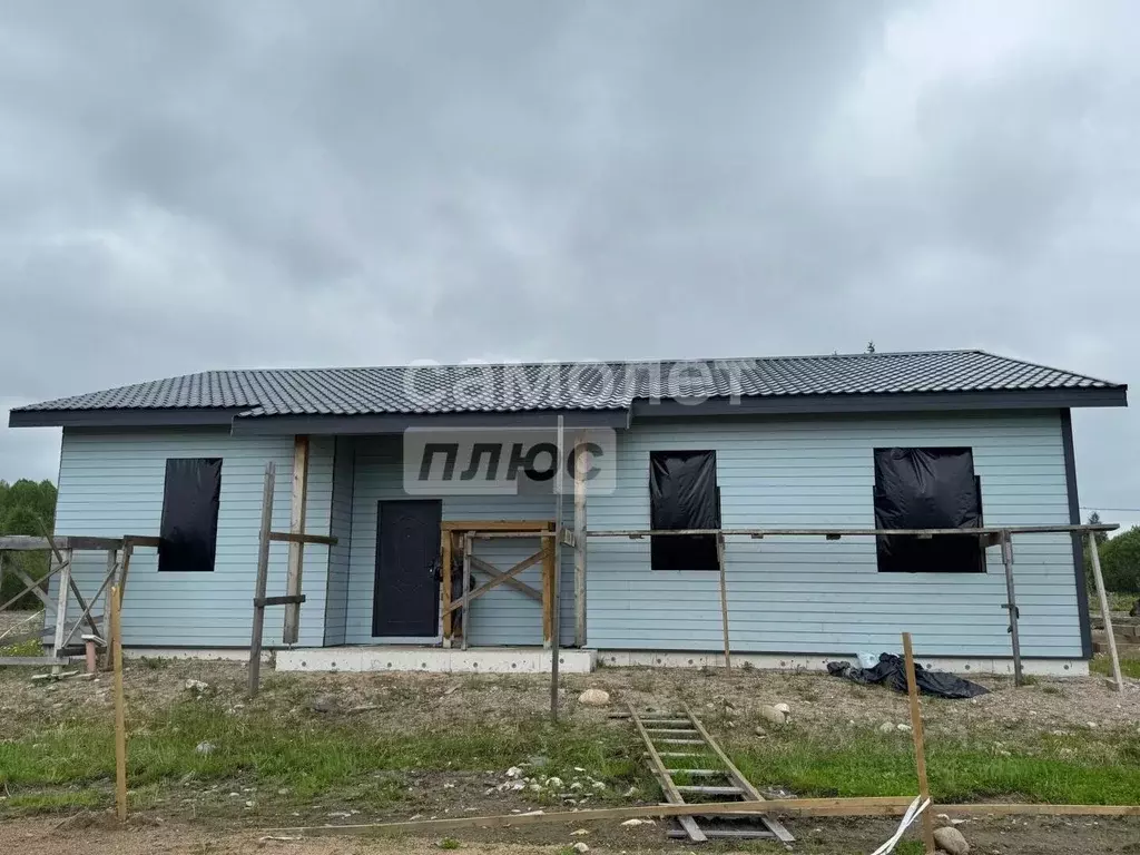 Дом в Карелия, Прионежский муниципальный район, пос. Новая Вилга ш. ... - Фото 1