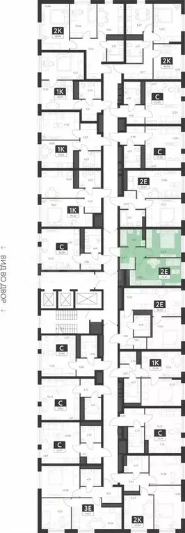 1-к. квартира, 35,9 м, 14/25 эт. - Фото 1