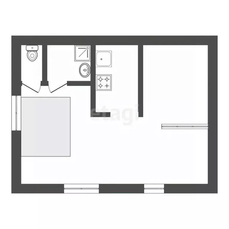 Гараж в Амурская область, Благовещенский район, с. Чигири ул. ... - Фото 2