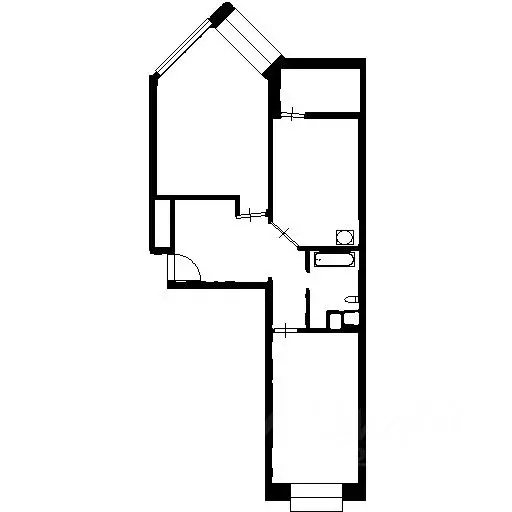 2-к кв. Москва ул. Архитектора Щусева, 1 (65.0 м) - Фото 2