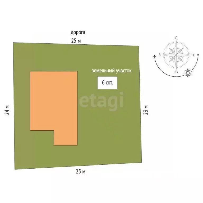 Дом в Крым, Симферопольский район, Урожайновское с/пос, Колос СТ ул. ... - Фото 2