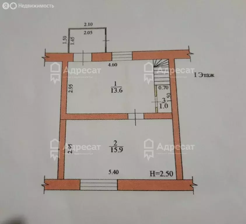 3-комнатная квартира: Ленинск, улица Чернышевского, 40 (62.2 м) - Фото 2